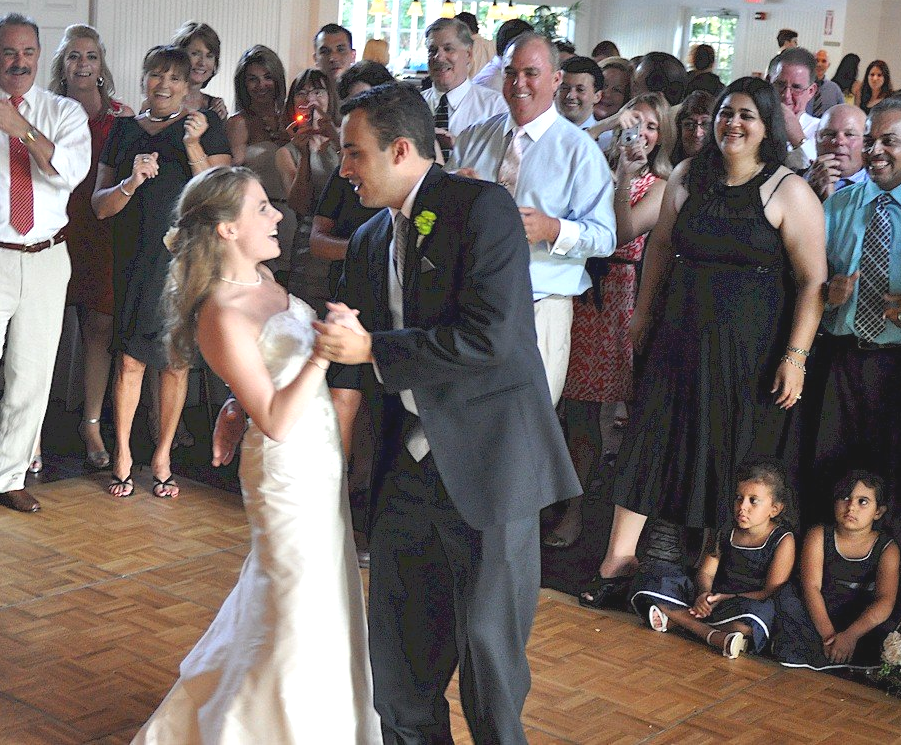 bride and groom first dance MA wedding DJ at Ridge Club, Sandwich, Massachusetts, cape cod