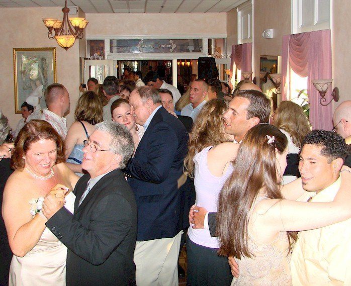 Wedding Party Dance MA wedding DJ dance at Alberto's Ristorante, Hyannis, Massachusetts, Cape Cod