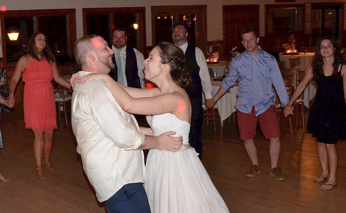 wedding dance floor Alyson's Orchard, Walpole, NH