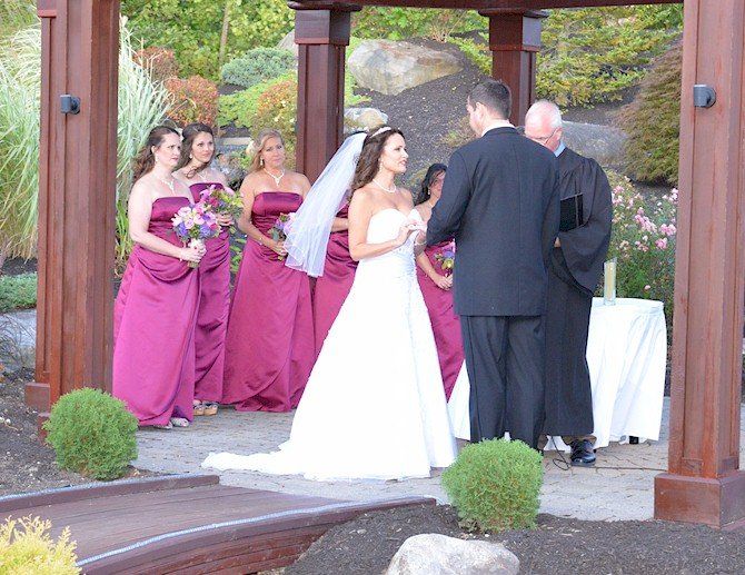 wedding ceremony at Atkinson Country Club, Atkinson, NH