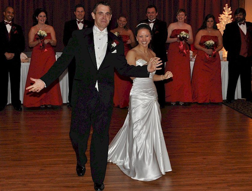 first dance NH wedding DJ couple at Attitash Grand Summit Hotel, Bartlett, NH