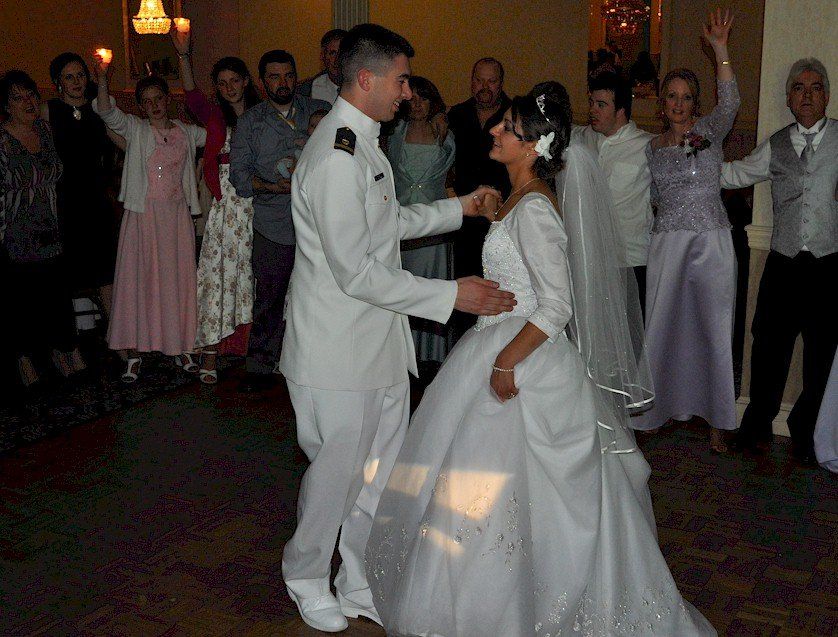 wedding ceremony at Holiday Inn, Concord, New Hampshire