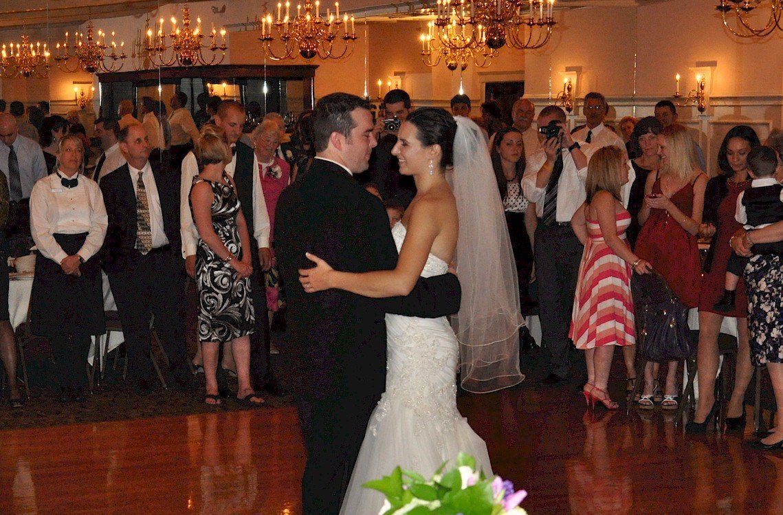 bride and groom first dance DJ at DiBurro's Function Facility, Haverhill, Massachusetts