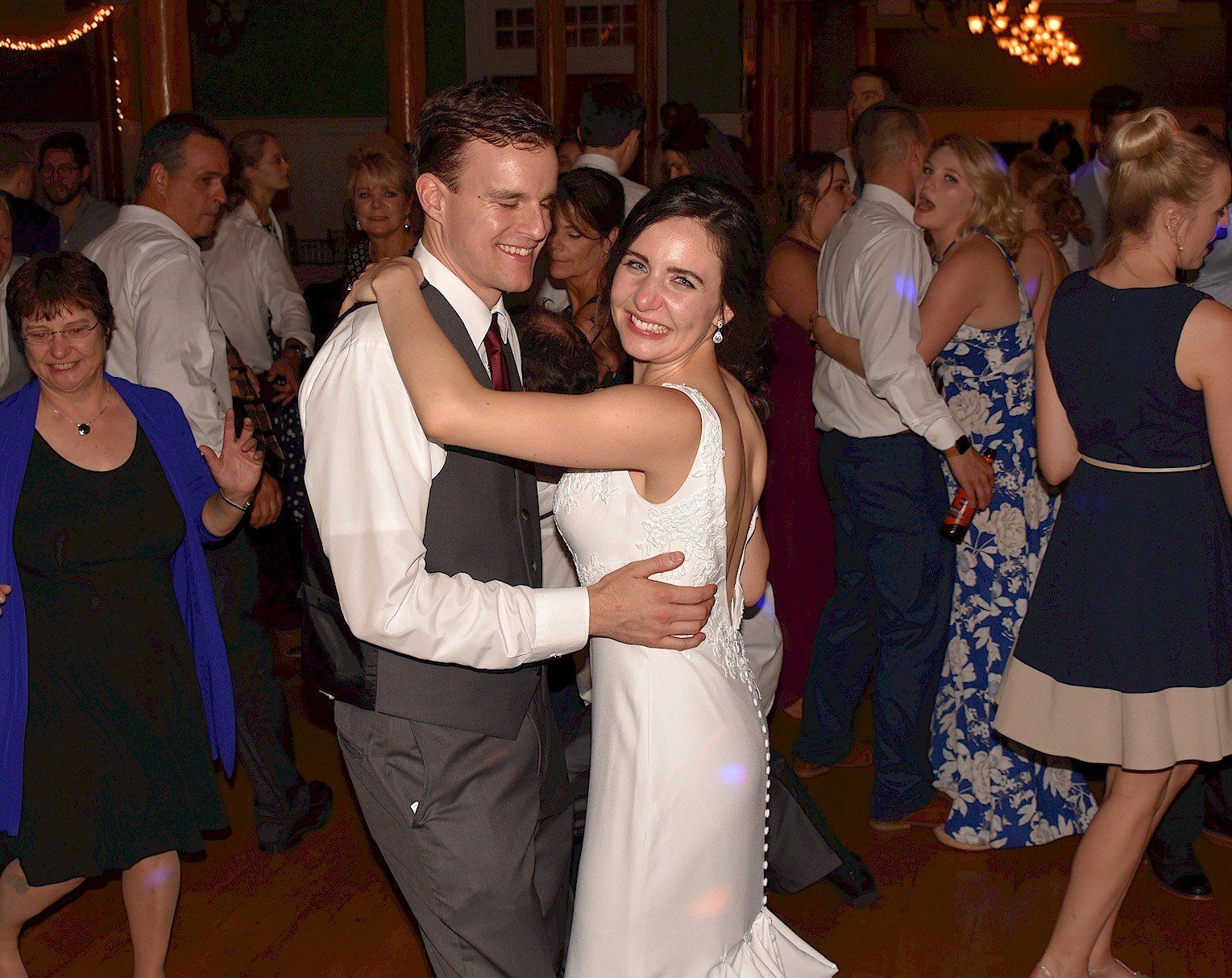 NH wedding DJ Dancing Fratellos Italian Grille, Manchester, New Hampshire