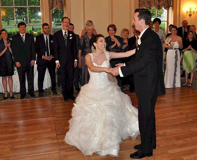 MA wedding DJ Newlyweds First Dance at Hawthorne Hotel, Salem, Massachusetts