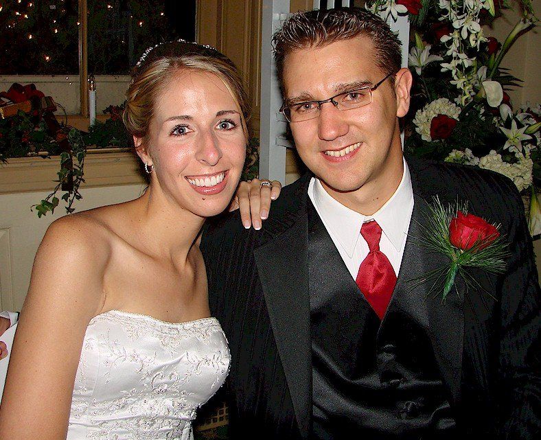 smiling wedding bride and groom at Hawthorne Hotel, Salem, Massachusetts