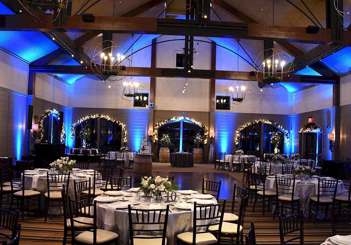 wedding venue uplighting labelle winery amherst NH
