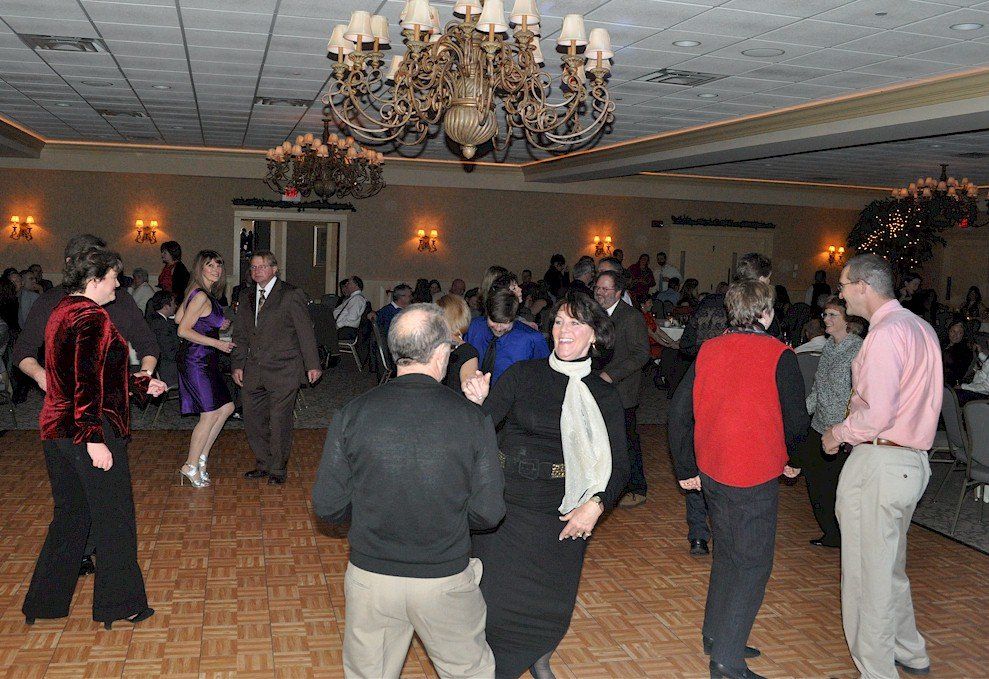 wedding guests DJ dancing at Regatta Room Banquet & Conference Center, Eliot, Maine