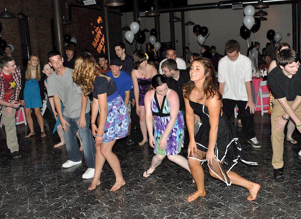 New Hampshire wedding dj dancing The Rivermill, Dover, NH