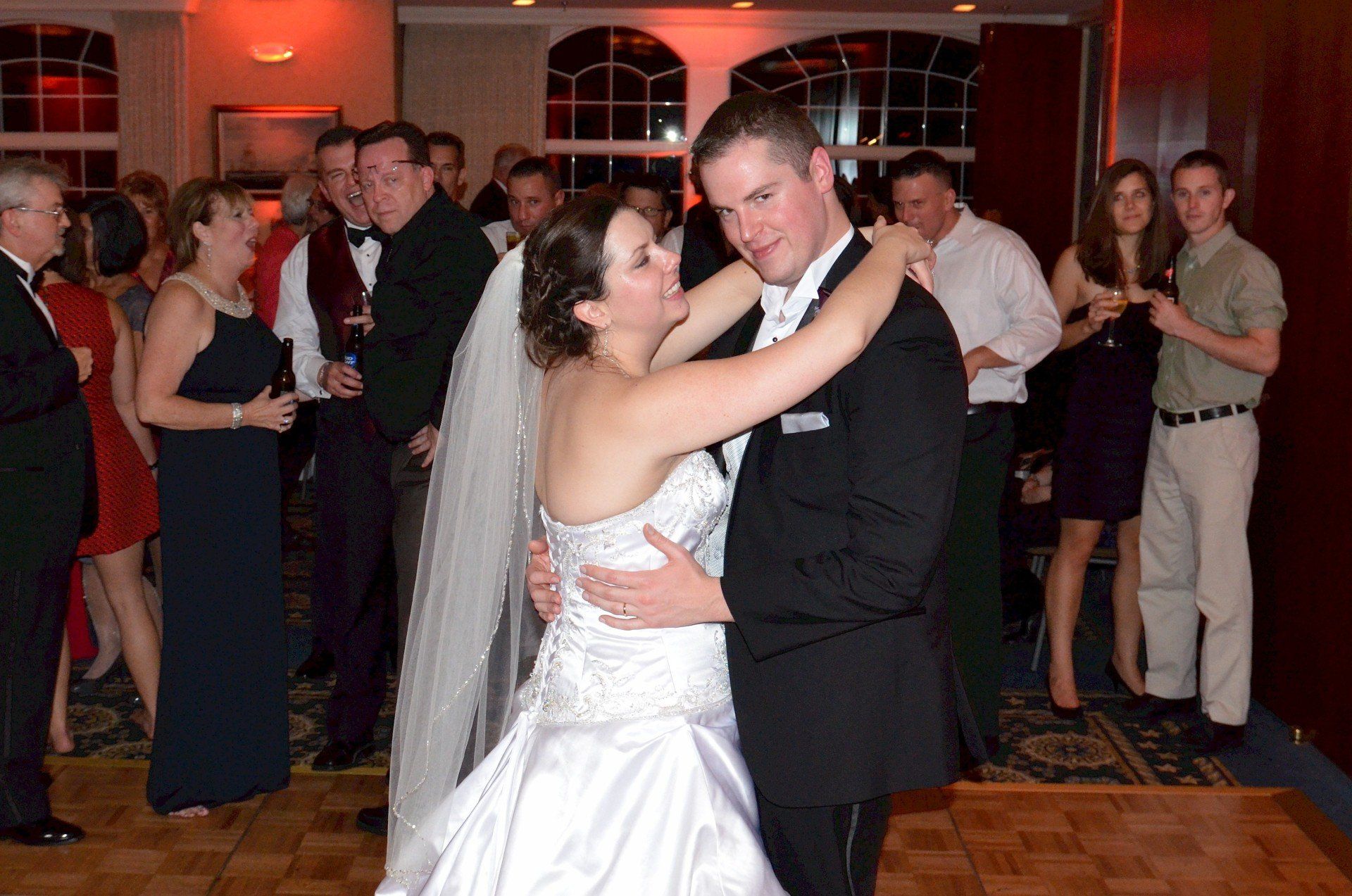 bride and groom first dance DJ at Stage Neck Inn, York Harbor, Maine