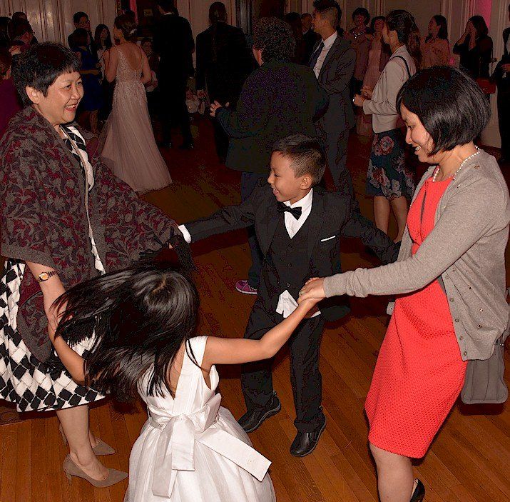 MA wedding DJ guests dancing at Tupper Manor, Wylie Inn and Conference Center, Beverly, MA