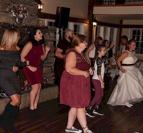 New Hampshire wedding dj dancing Waukewan Golf Club, Center Harbor, NH