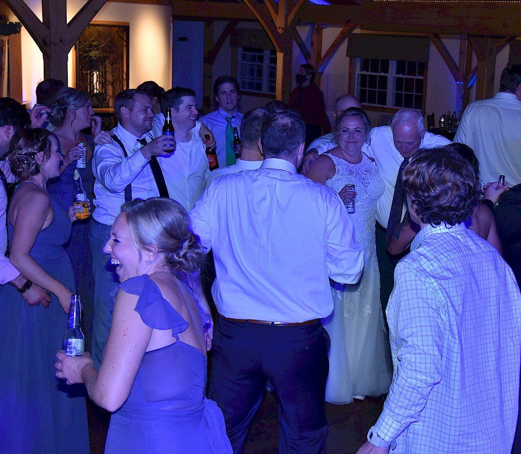 married couple dances at Zorvino Vineyards, Sandown, New Hampshire