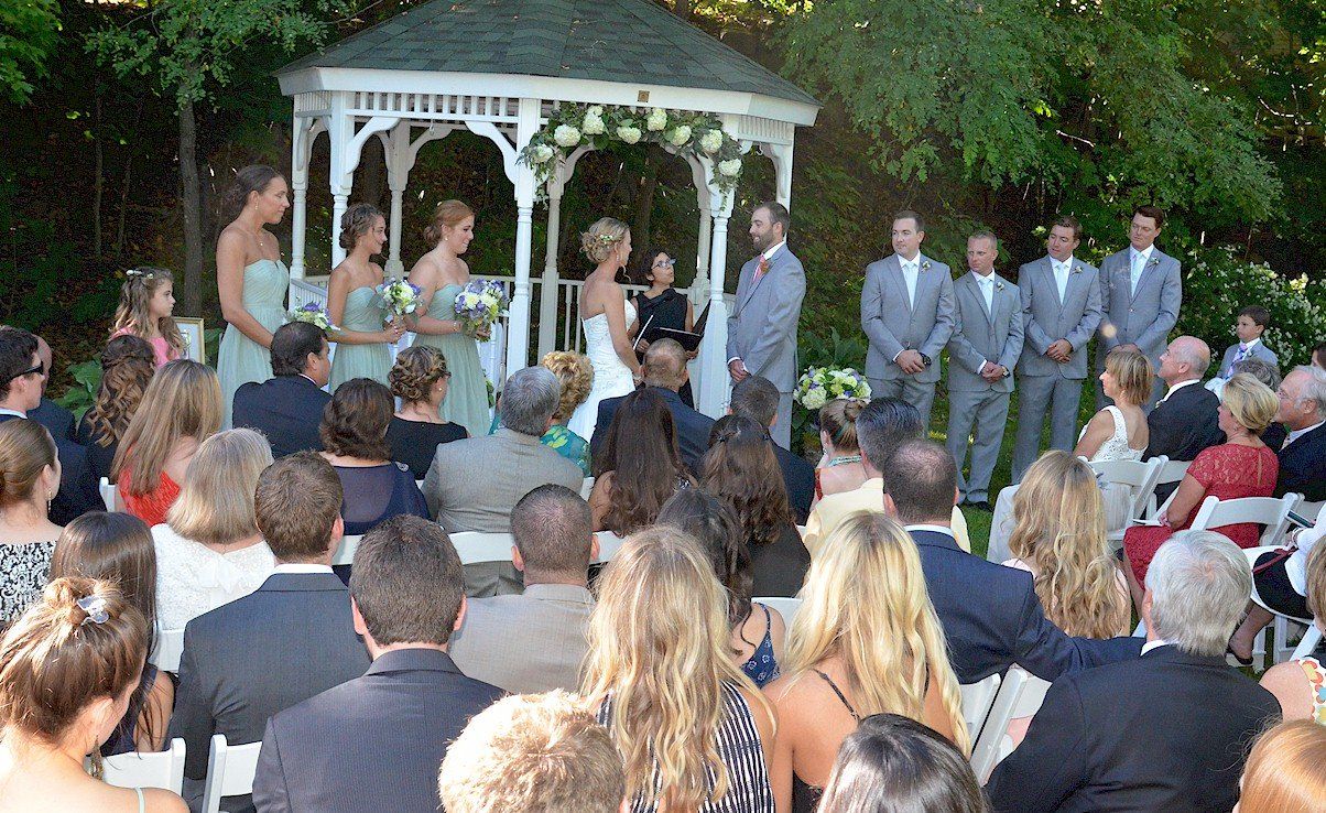 wedding ceremony Wentworth Inn, Jackson, NH