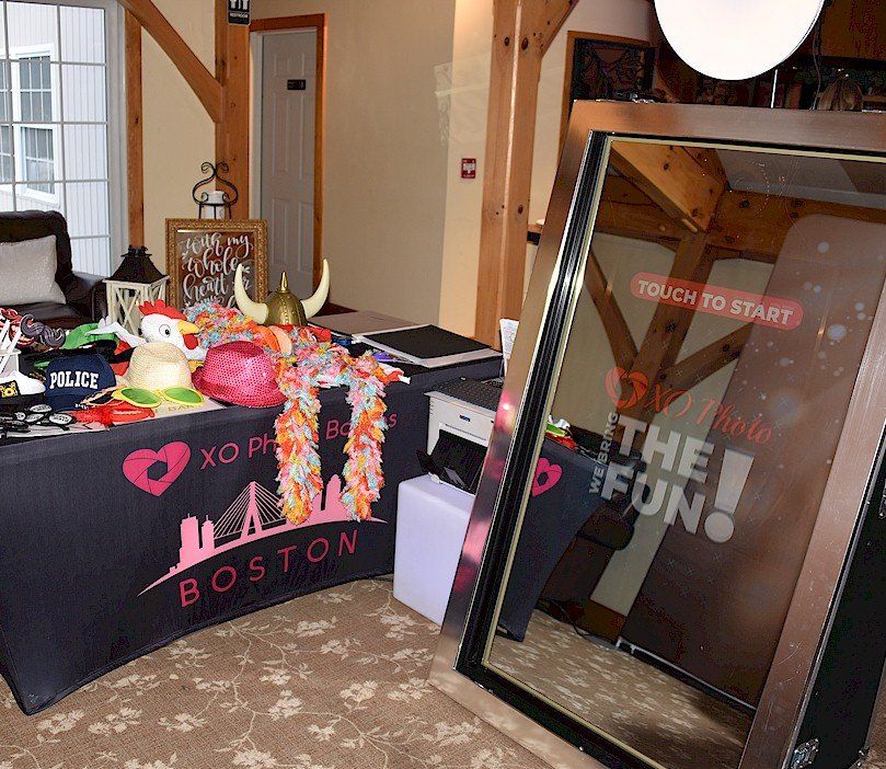 magic mirror photo booth at Waterville Valley Conference Center, New Hampshire