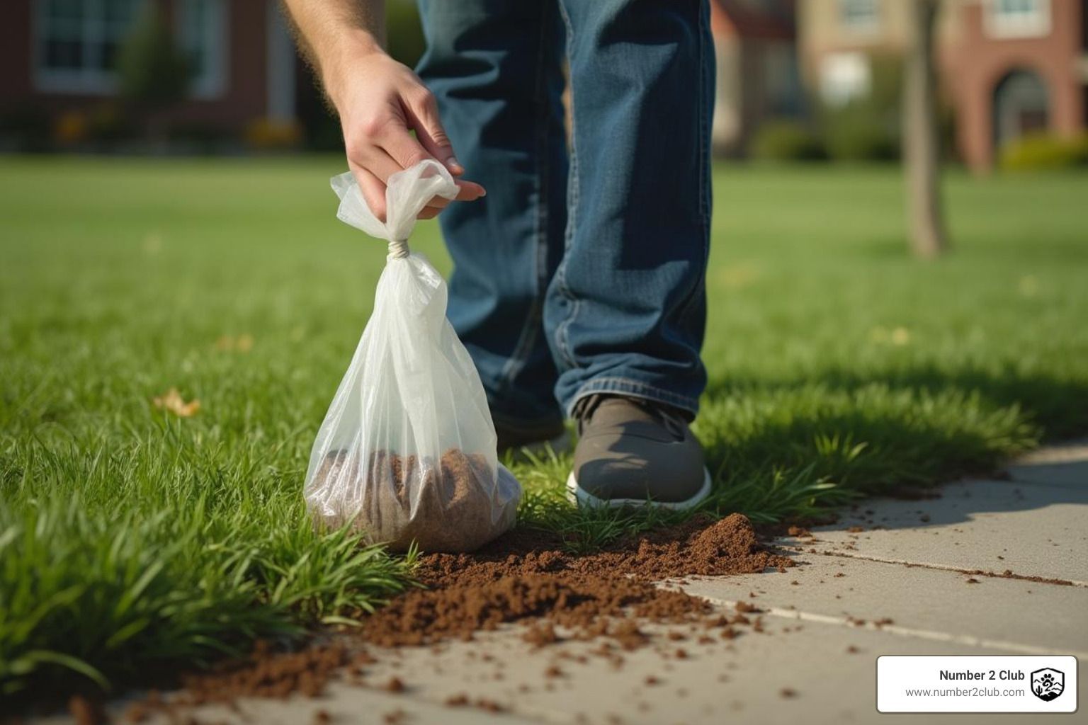 person picking up dog poop - picking up dog poop
