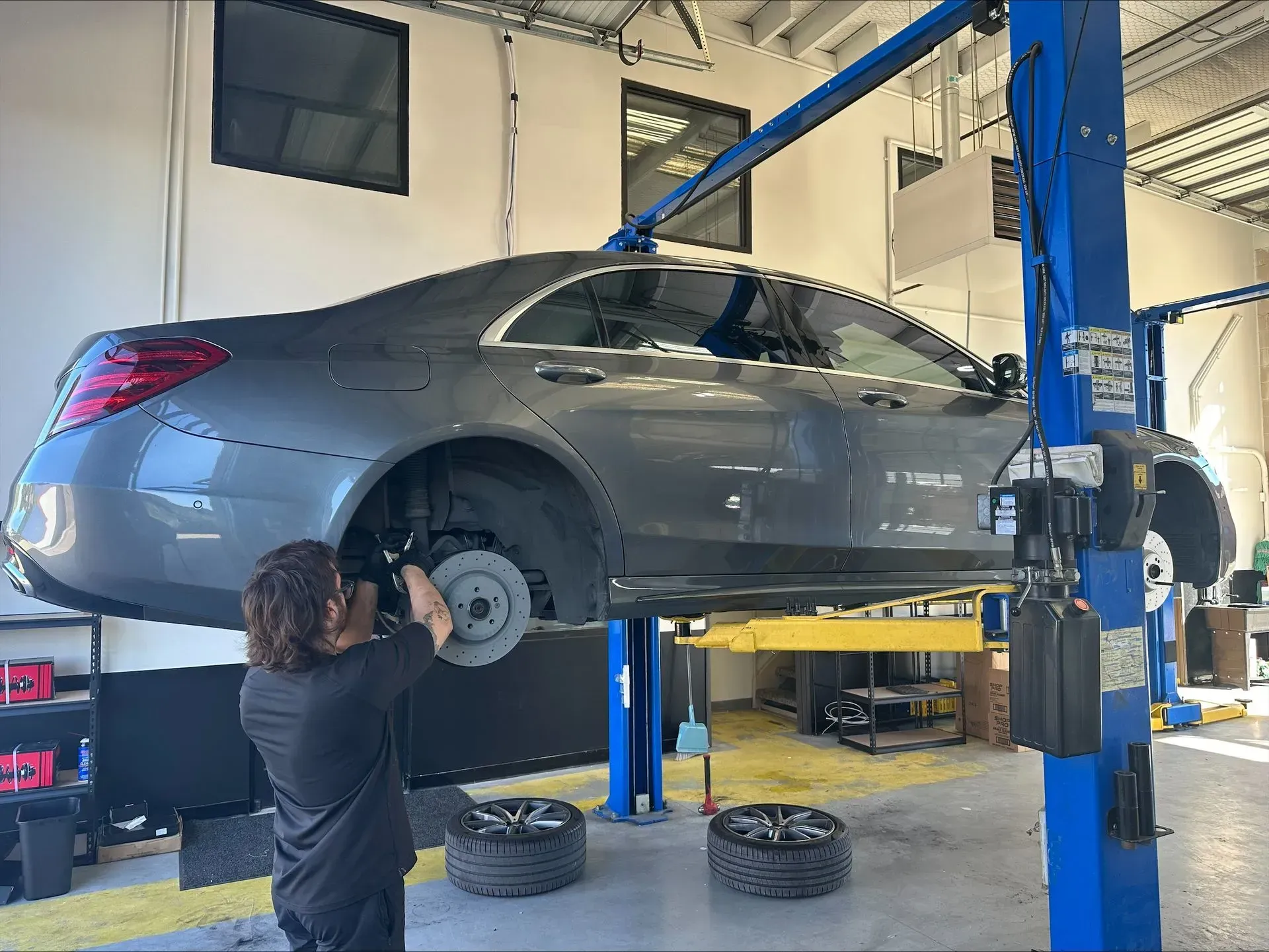 Car Jacked Up | Euro Auto Repair