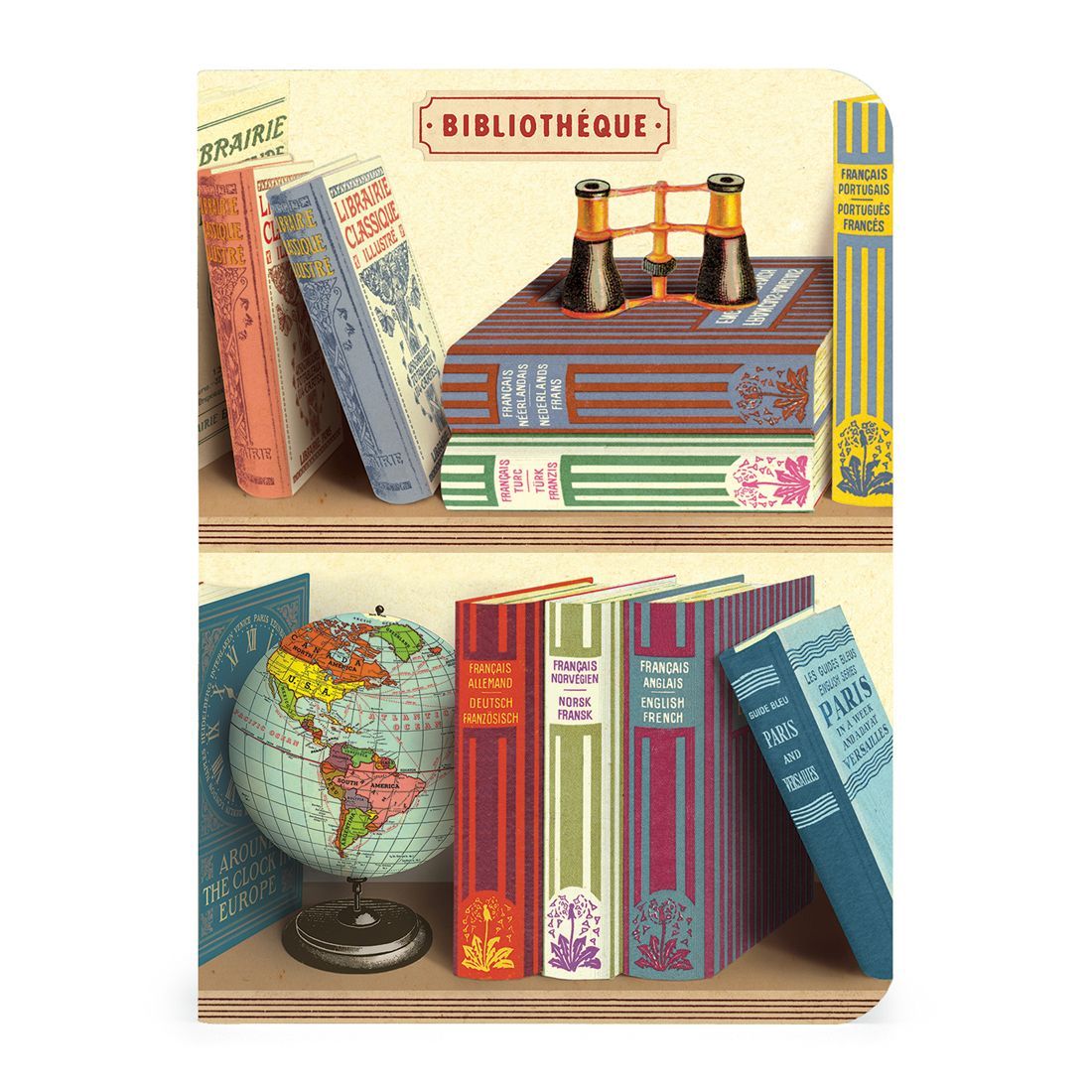 Mini Caderno Library Books (10X14cm)
