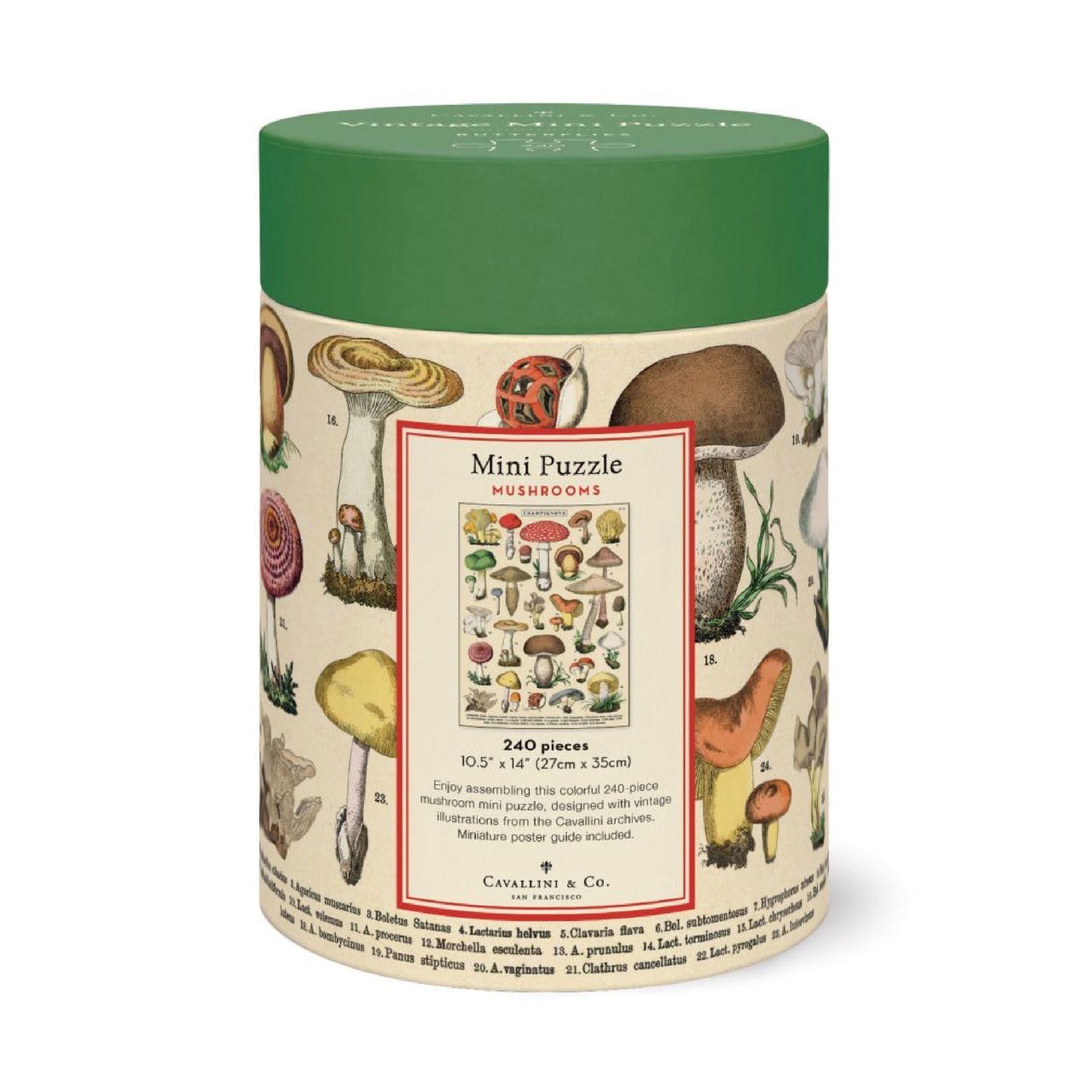 Puzzle Mushrooms 240 Peças (27X35cm)