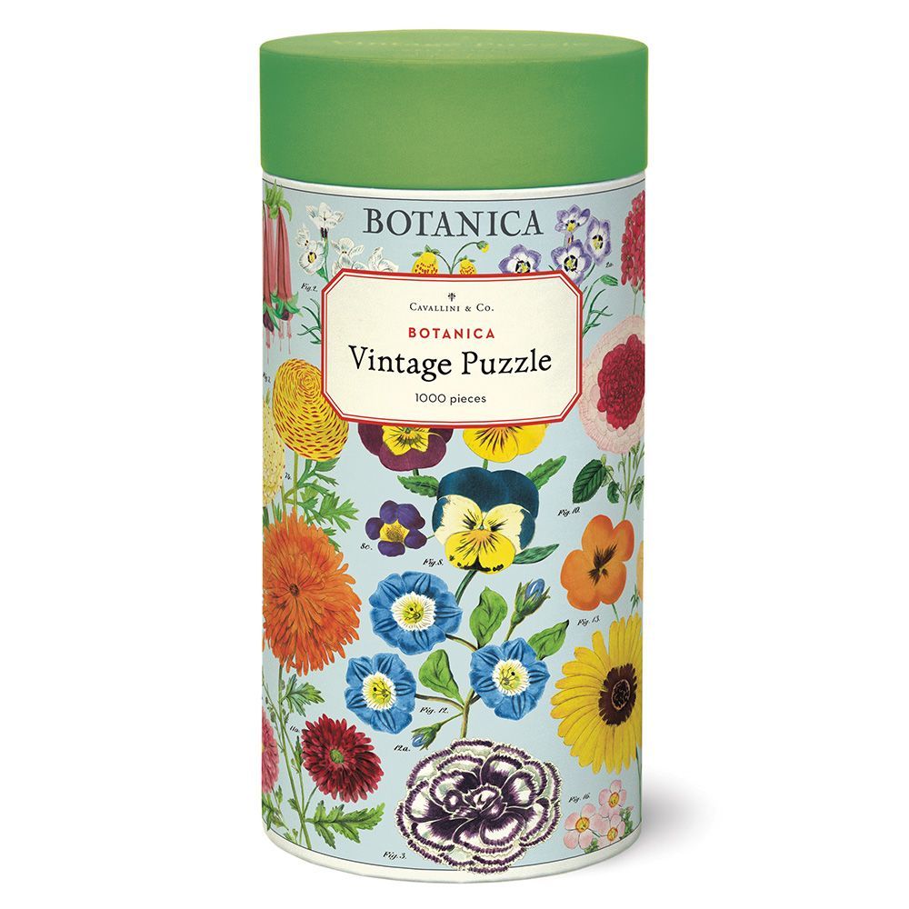 Puzzle Vintage Botânica 1000 Peças (55X70cm)