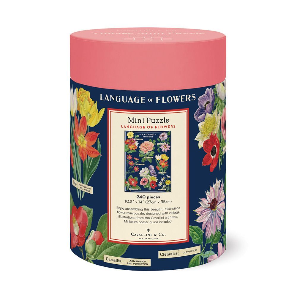 Puzzle Language of Flowers 240 Peças (27X35cm)
