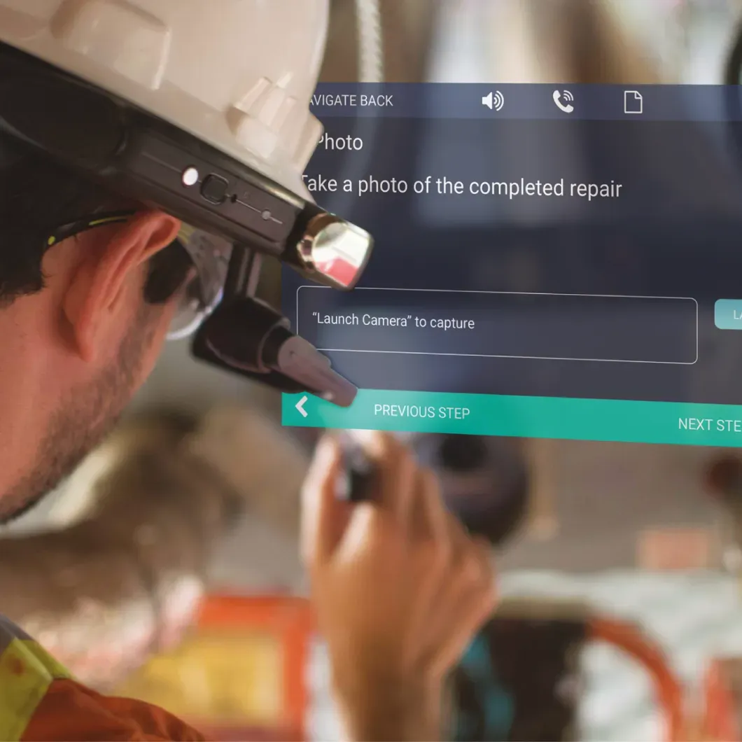 Make calls from smartglasses