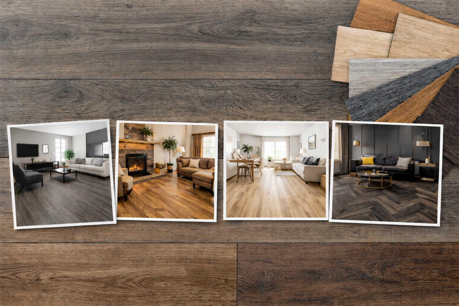 Modern, classic, Scandinavian and contemporary laminate flooring styles in stylish home interiors