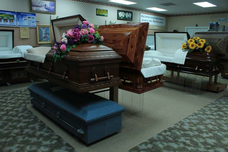 Interior and exterior photos of Cheatham County Funeral Home