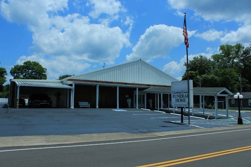 Interior and exterior photos of Cheatham County Funeral Home