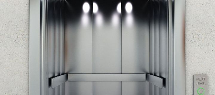Image of modified lift to modern standards
