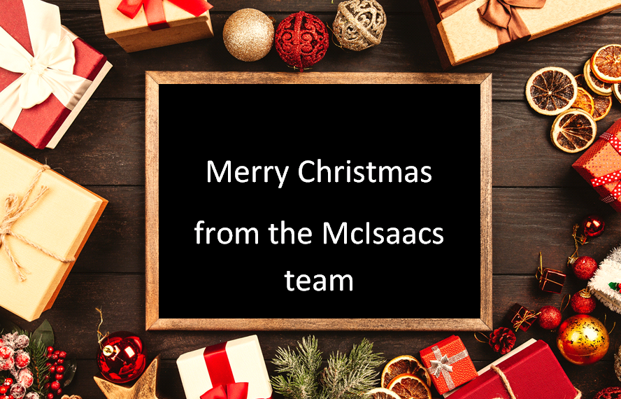 christmas greeting from McIsaacs