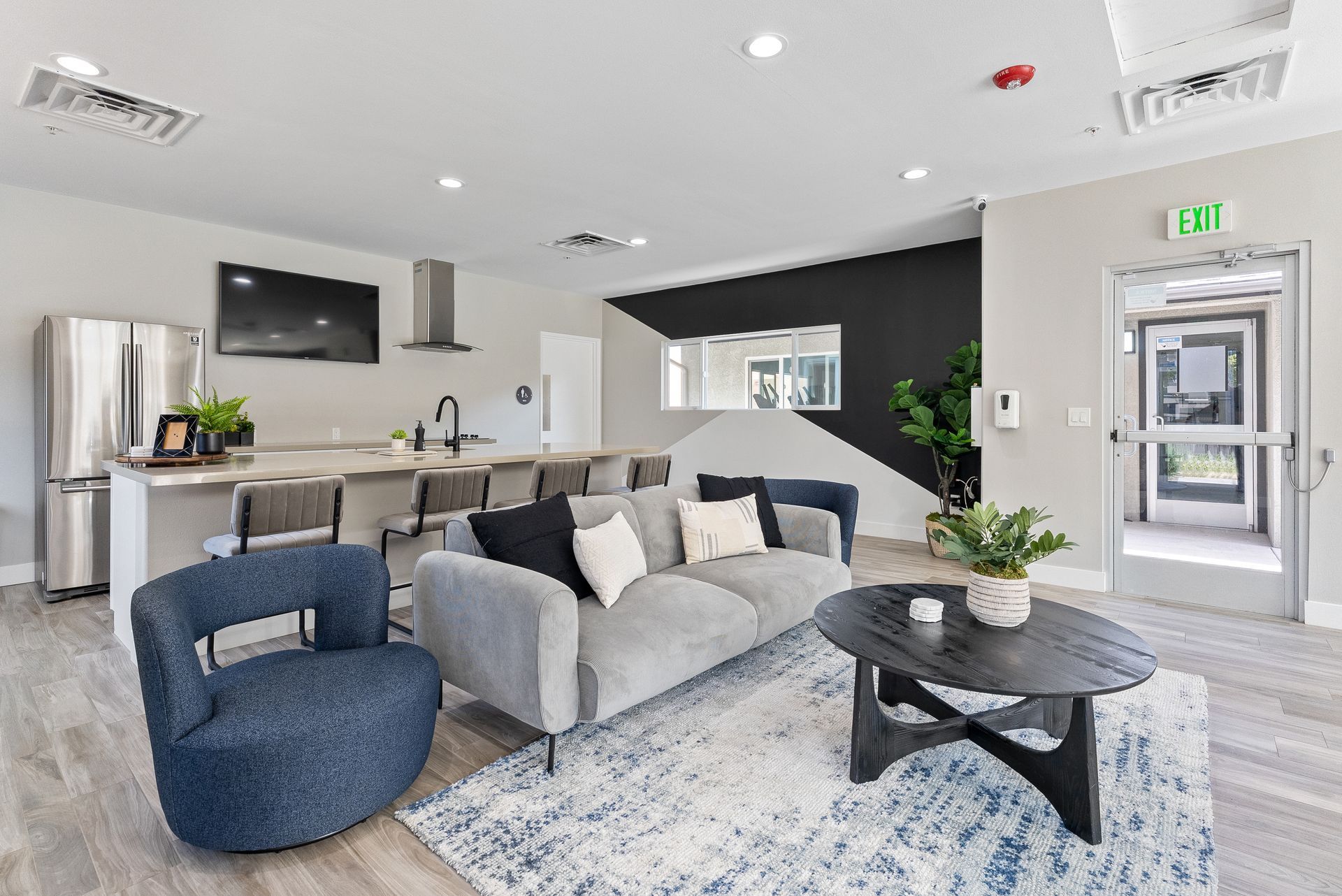 The James clubhouse sofa