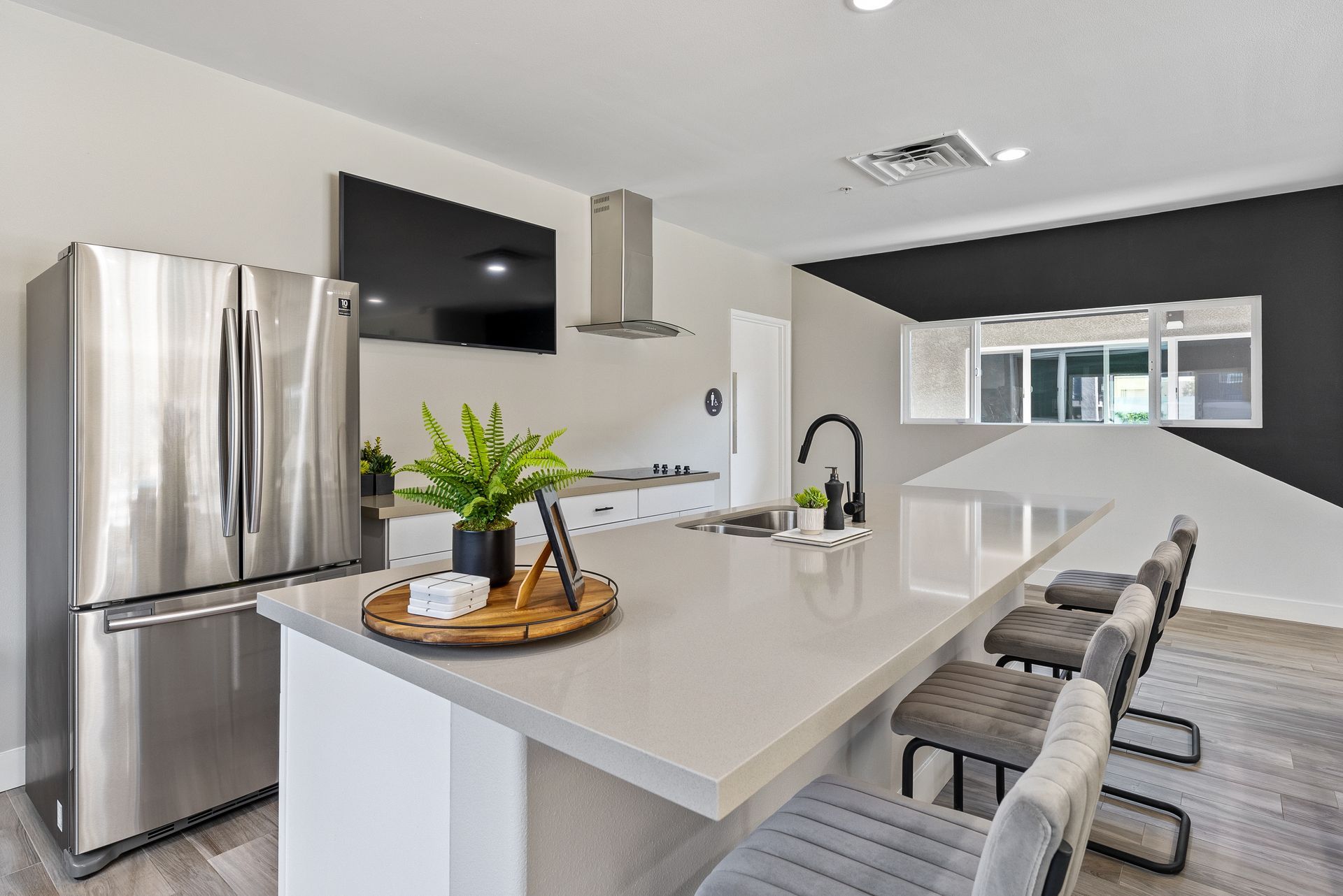 The James Clubhouse kitchen