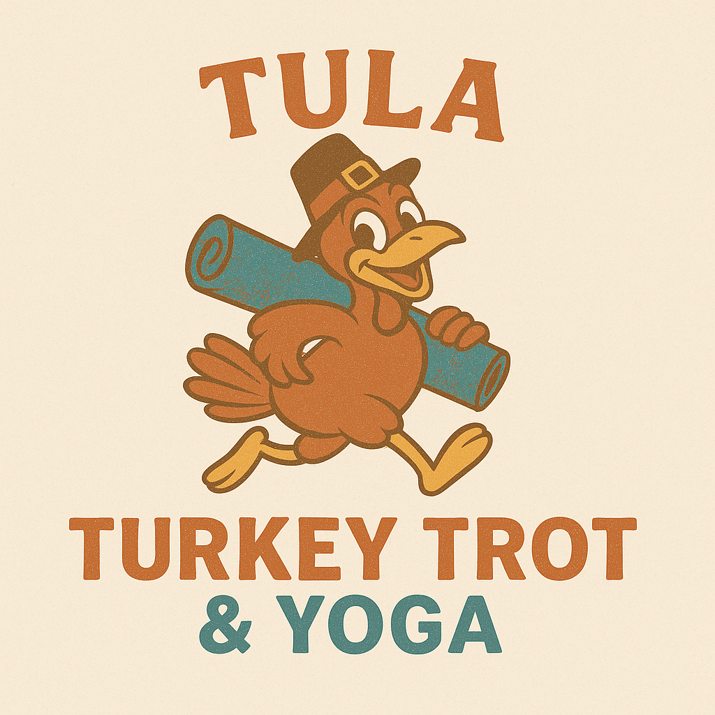 A woman in a floral dress is standing in front of a tree.