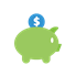 Piggy Bank Icon — Houston, TX — NU Energy Payroll HR