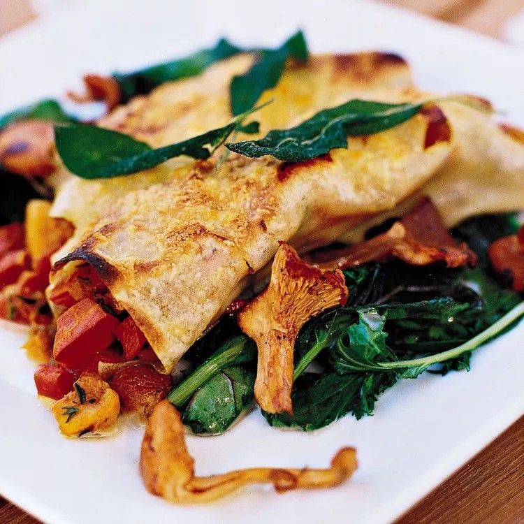 roasted carrot and butternut squash cannelloni