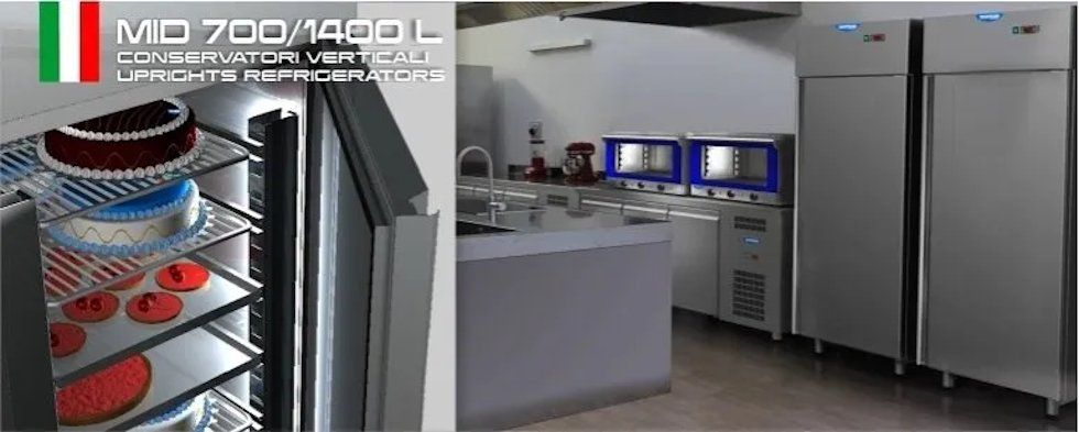 Frigoriferi e piani di cottura per ristoranti