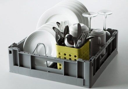 Porta piatti della lavastoviglie industriale