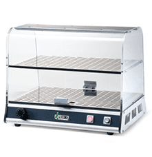 Espositore coperto a due piani