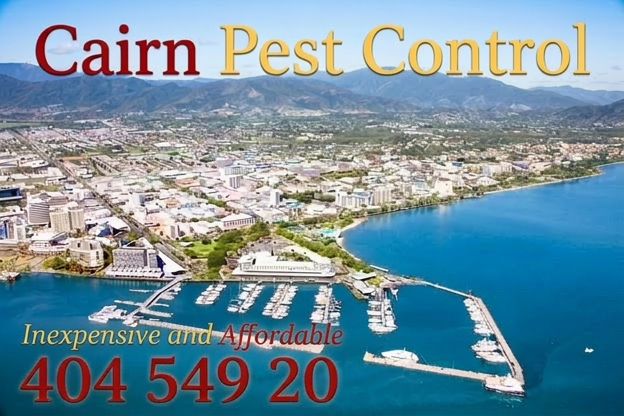 Aerial view of all suburbs sprayed by Cairns Pest Control