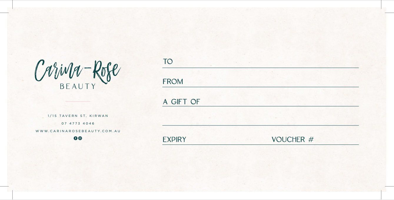Gift Voucher from Carina-Rose Beauty
