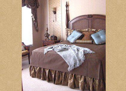 Elegant Pink Bedroom Style – Fort Meyers, FL – Wallpaper World Interiors