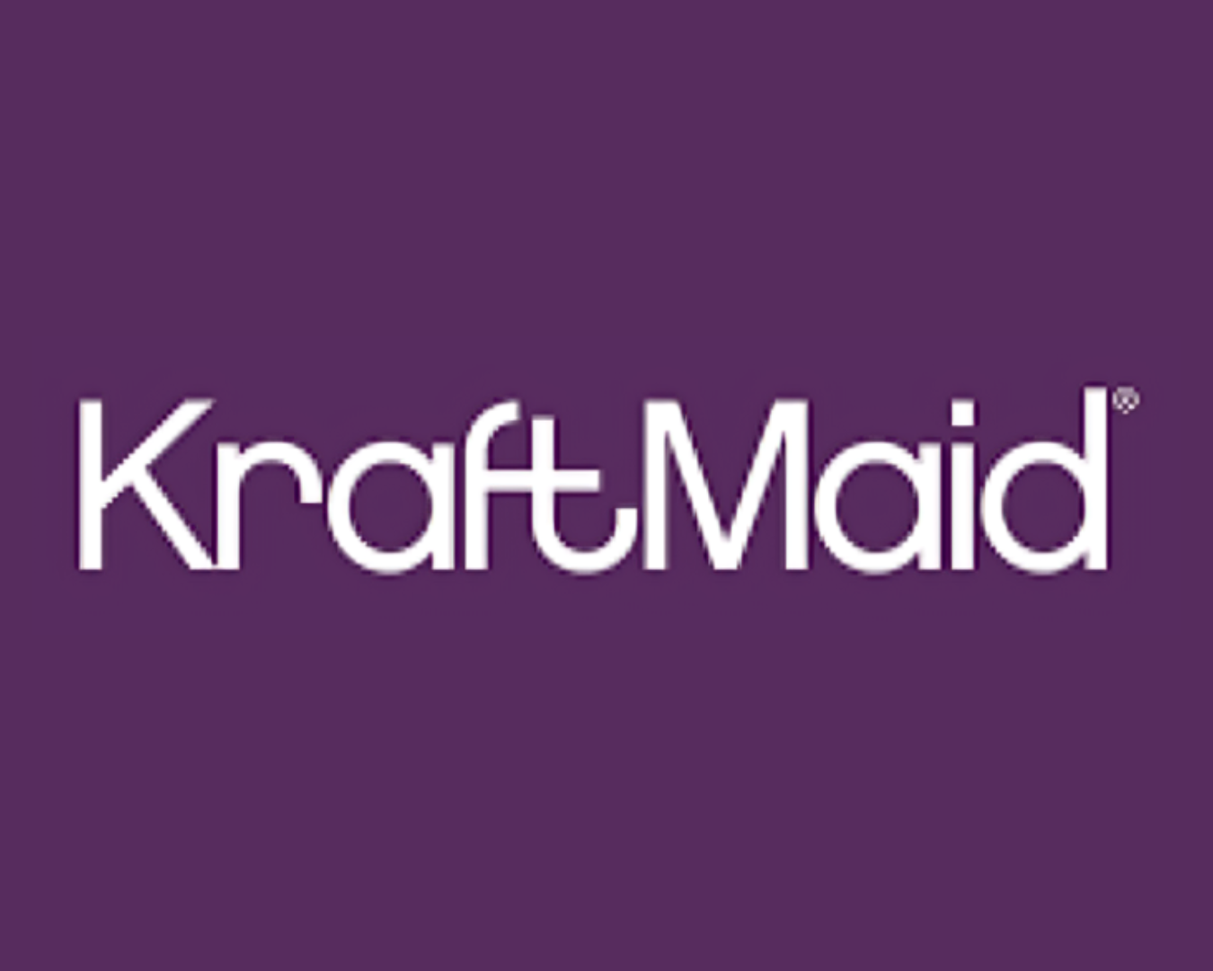 The kraft maid logo is on a purple background.