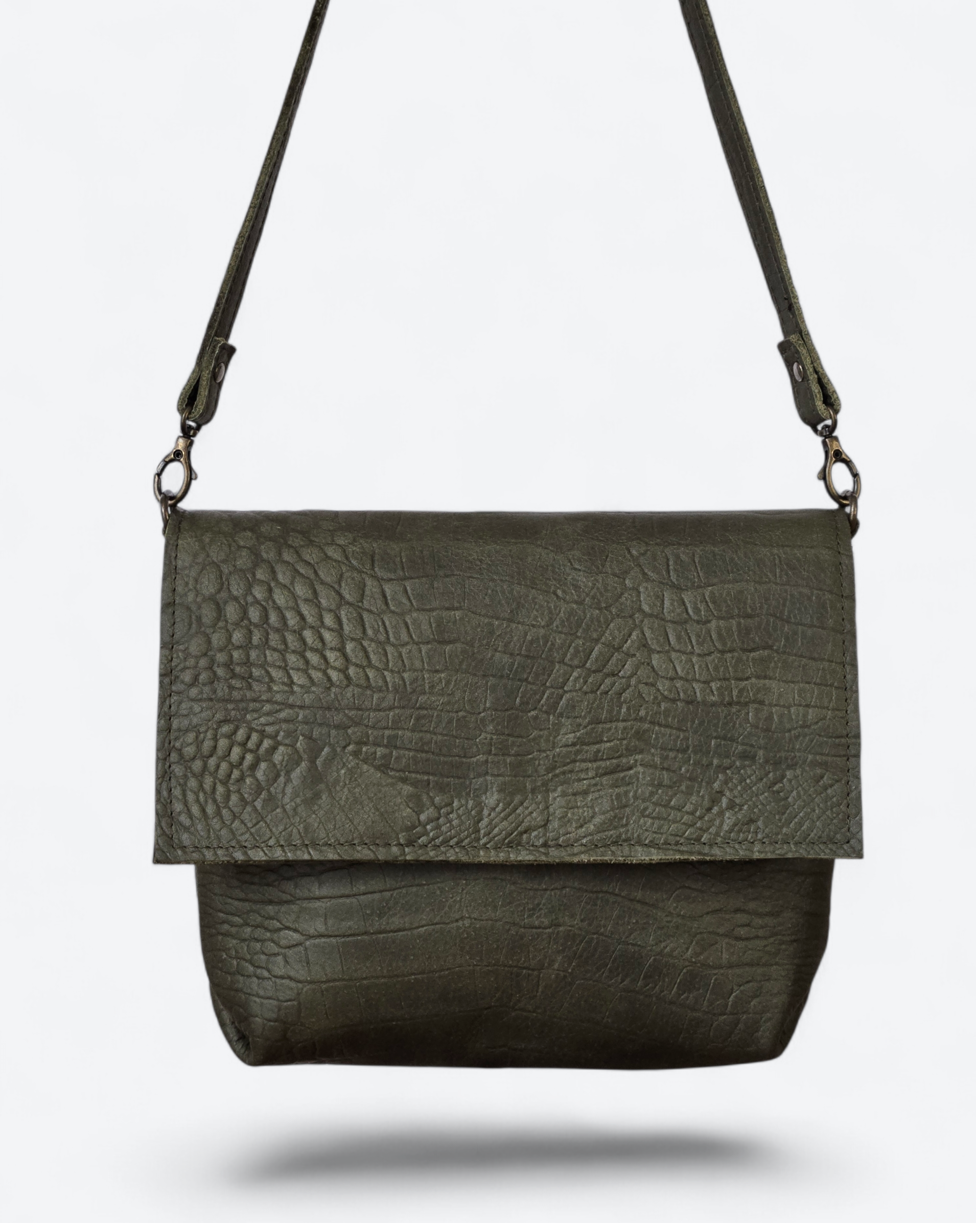 Schoudertas Luna donkergroen