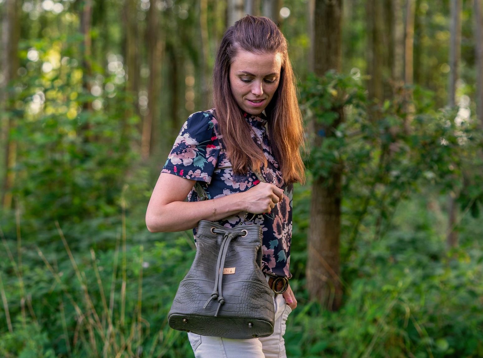 Bucket bag Ellen groen