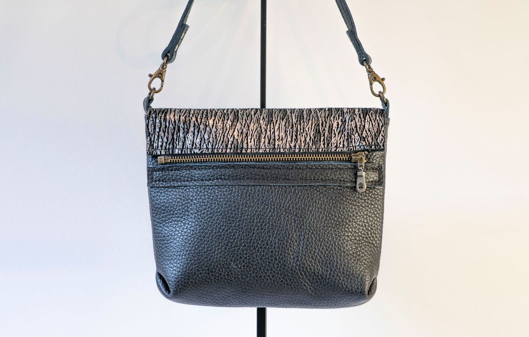 Schoudertas Luna zwart