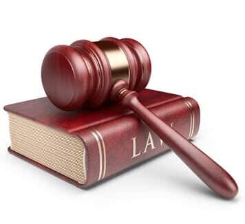 Law book and hammer - divorce lawyer in Rancho Cucamonga, CA