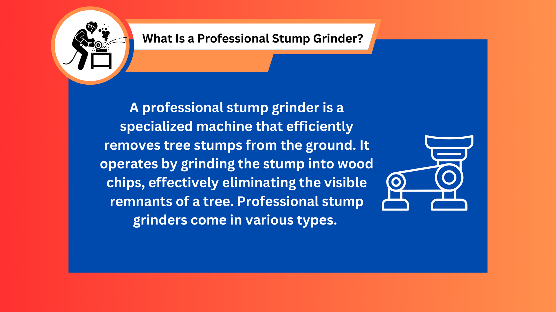 Professional Stump Grinder