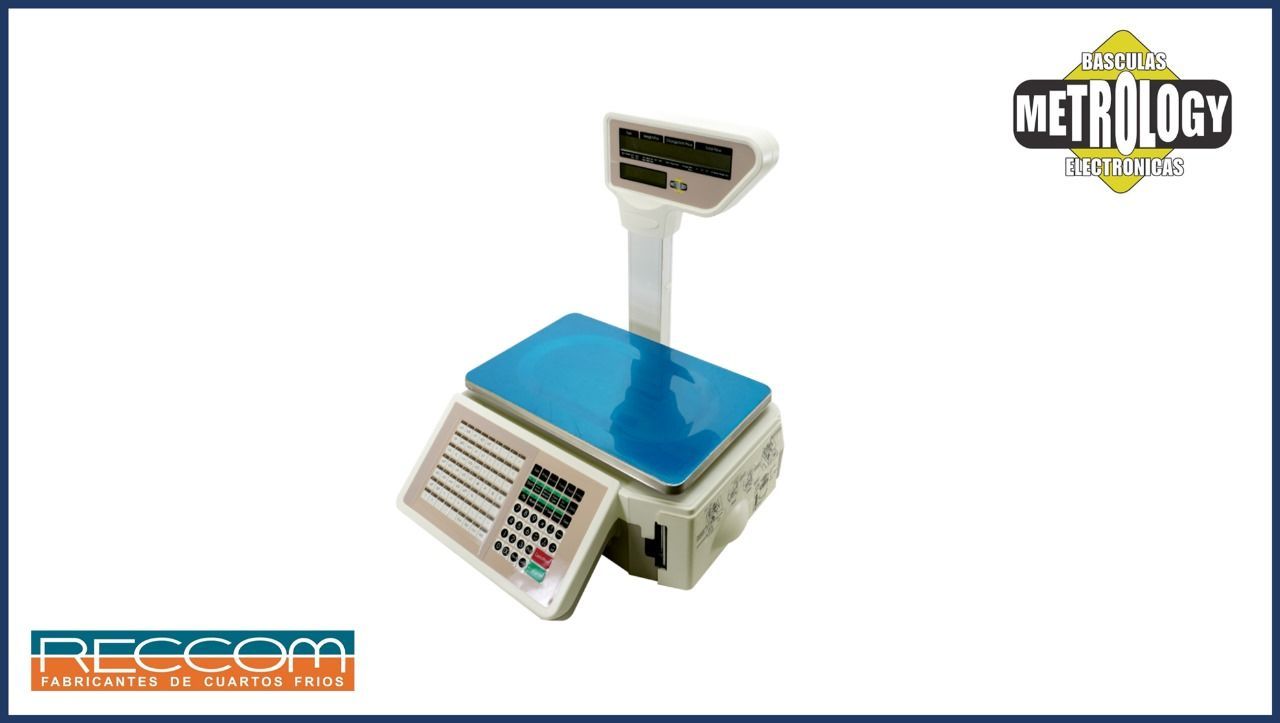 Una báscula con la palabra metrolog