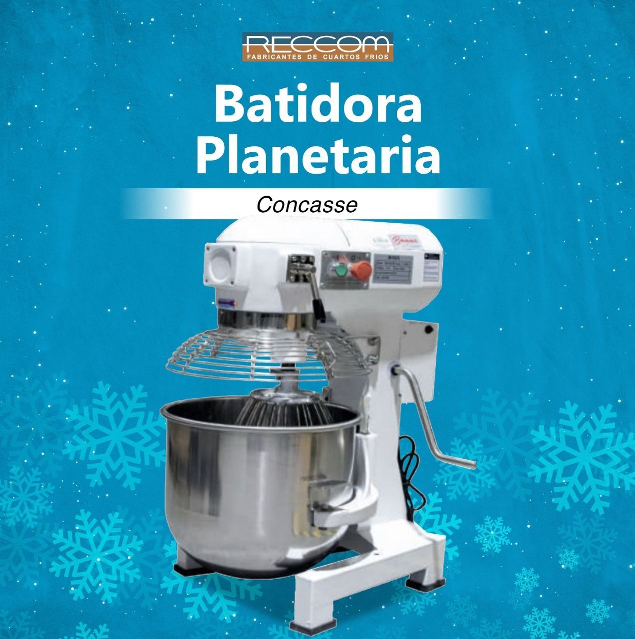 Una batidora que dice batidora planetaria